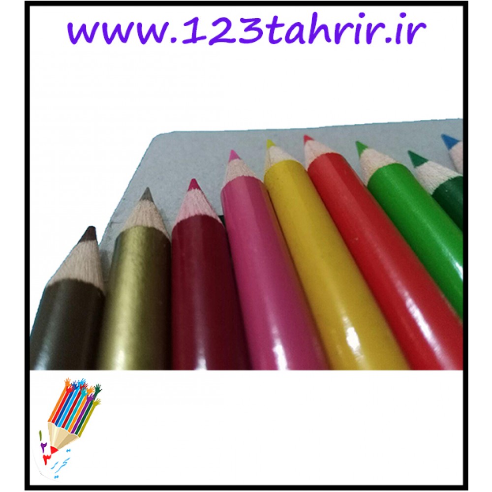 مداد رنگی پارس 12 رنگ مقوایی
